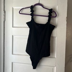 Reformation Hampton Ruffle Bodysuit